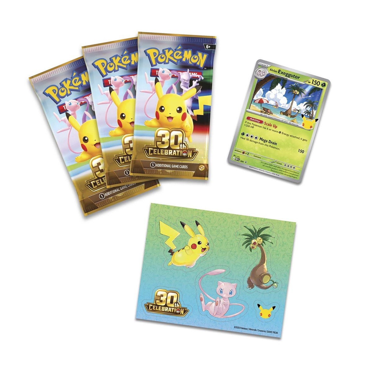 Pokémon TCG: 30th Celebration Tech Sticker Collection (Alolan