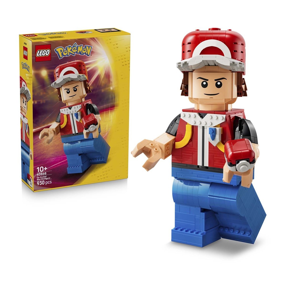LEGO® Pokémon™ Up-Scaled Red Minifigure | Pokémon Center Official Site