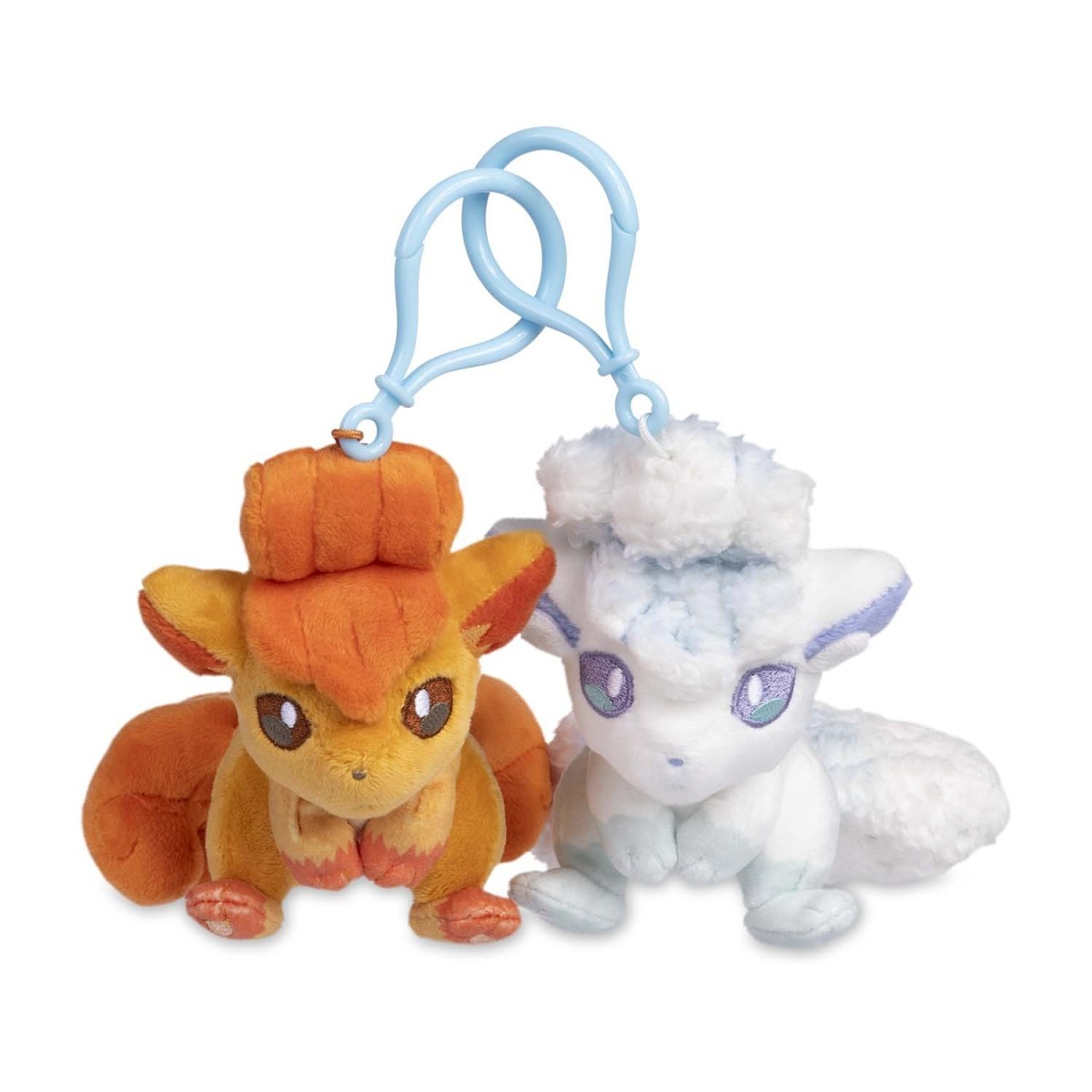 Vulpix & Alolan Vulpix Parallel Pairs Two-Plush Key Chain