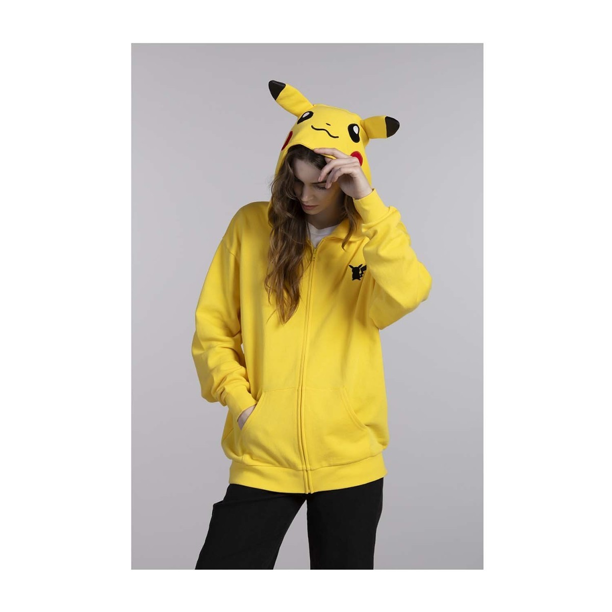 Pikachu Character Hoodie - Adult | Pokémon Center Canada Official Site