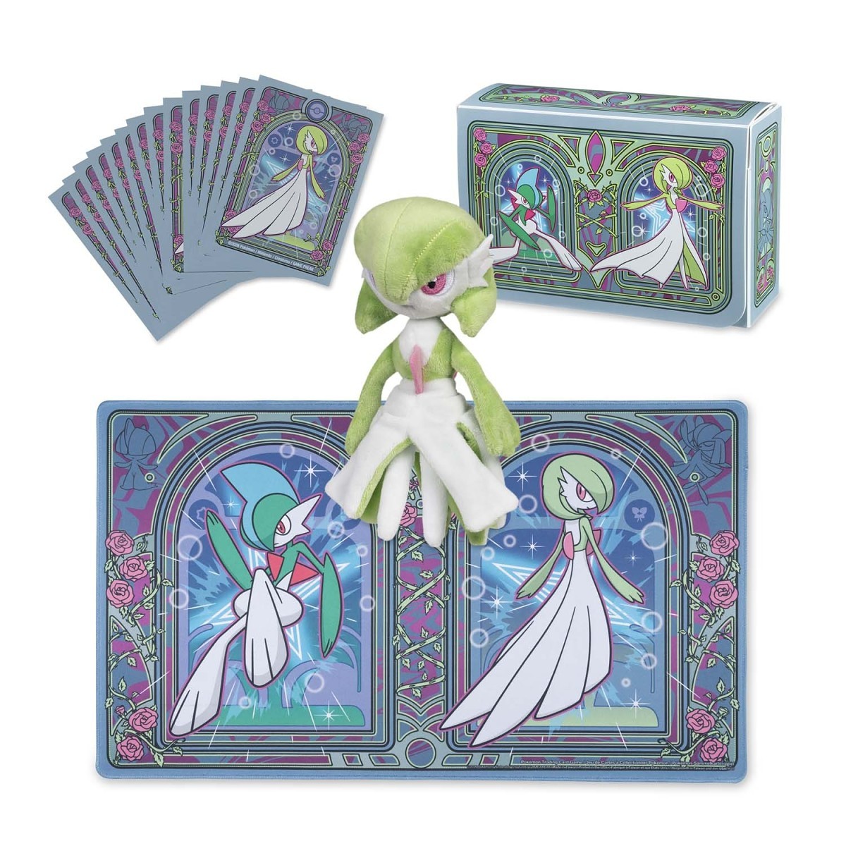 Gardevoir & Gallade TCG Accessories & Gardevoir Plush Bundle