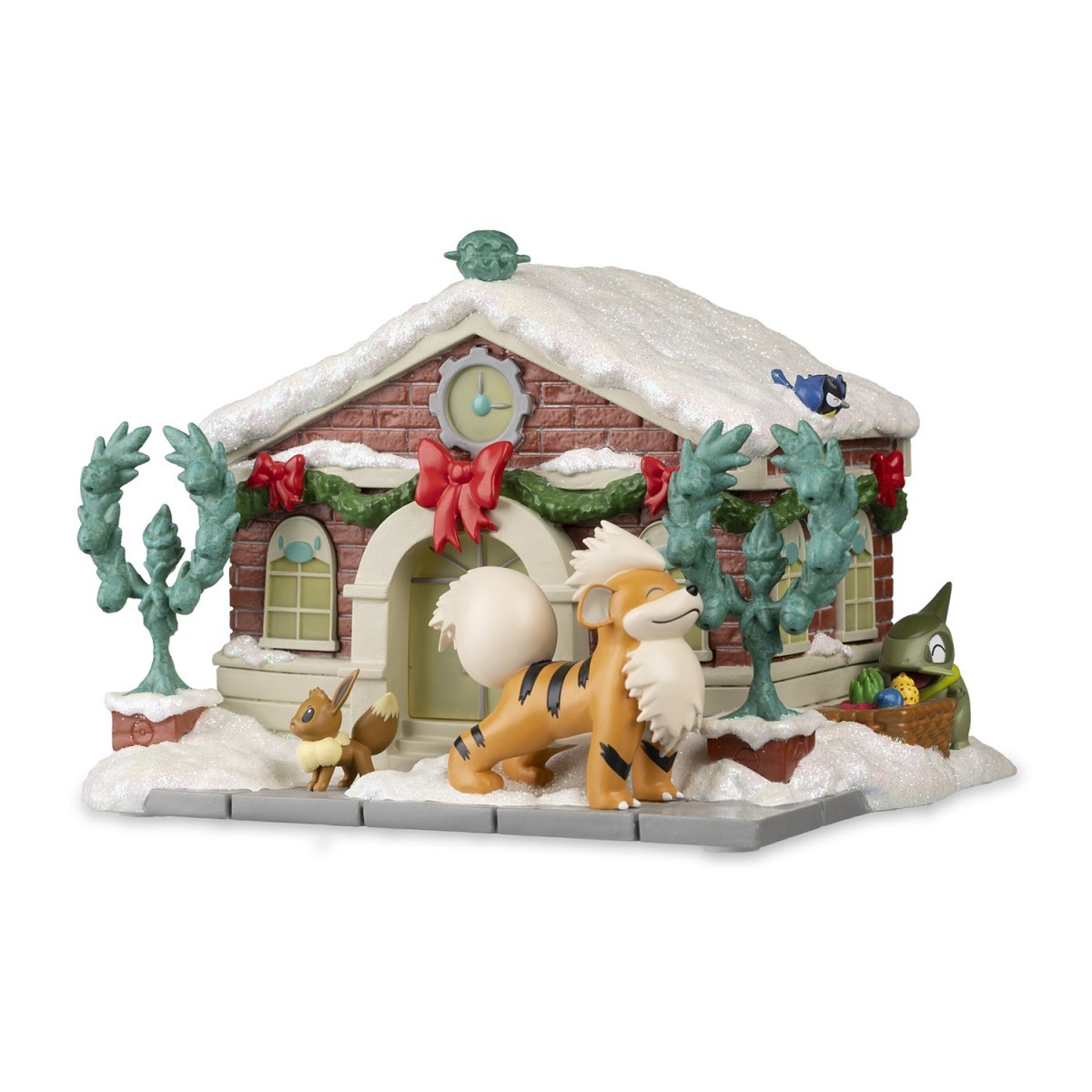Town Hall Greetings Holiday Pokémon Village Figure | Pokémon