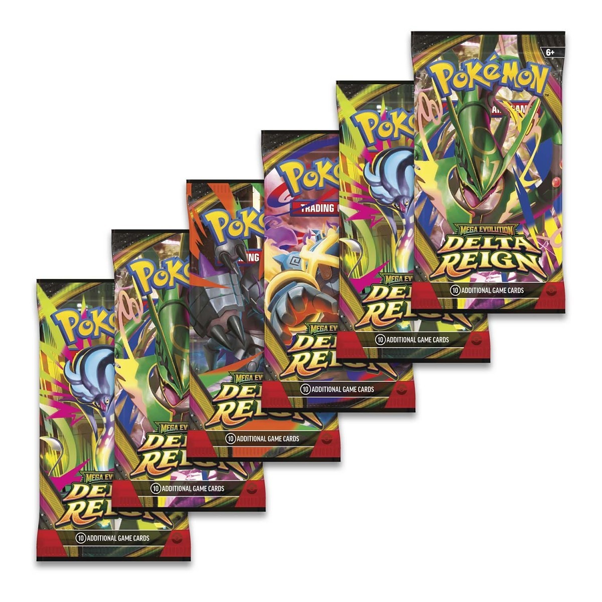 Pokémon TCG: Mega Evolution-Delta Reign Booster Bundle (6 Packs