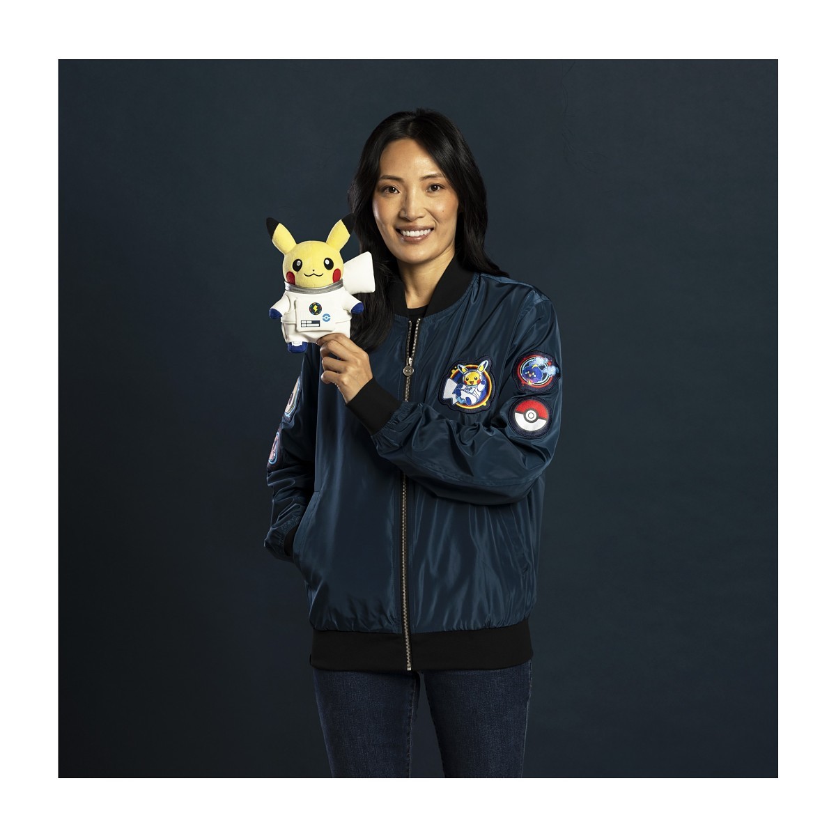 Pokémon × ESA: Dark Blue Bomber Jacket - Adult | Pokémon Center