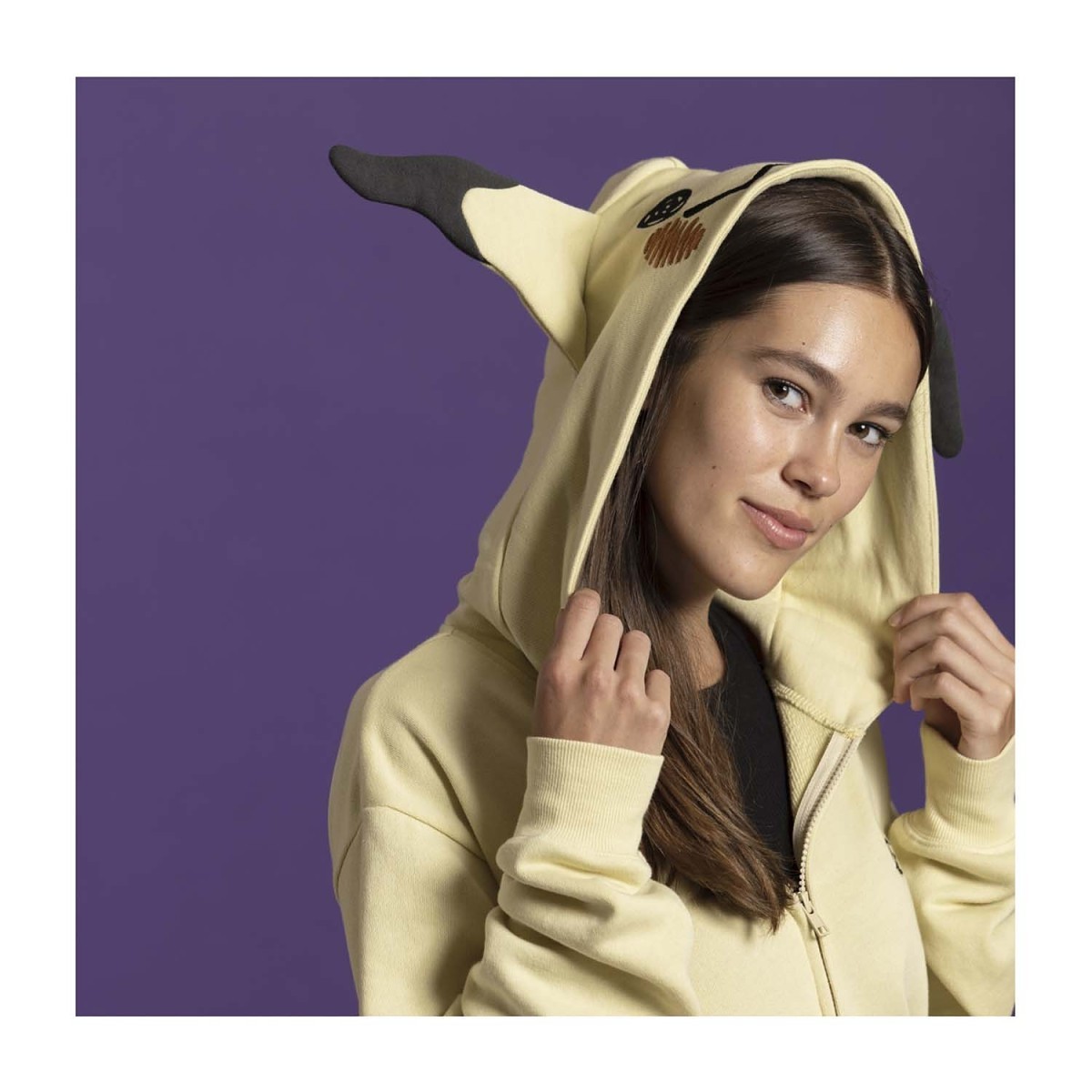 Mimikyu Themed French Terry Zip-Up Hoodie - Adult | Pokémon Center