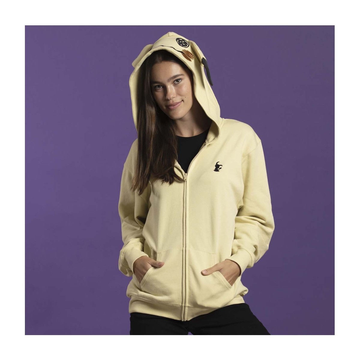 Mimikyu Themed French Terry Zip-Up Hoodie - Adult | Pokémon Center
