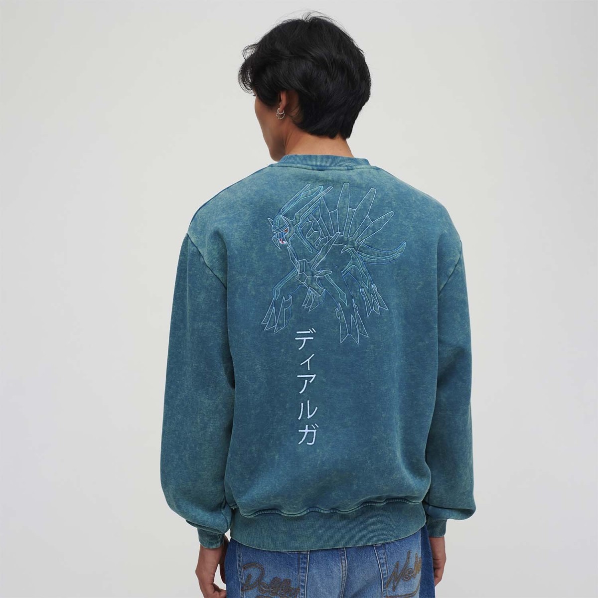 Pokémon × Dolly Noire Dialga Teal Sweatshirt - Adult | Pokémon