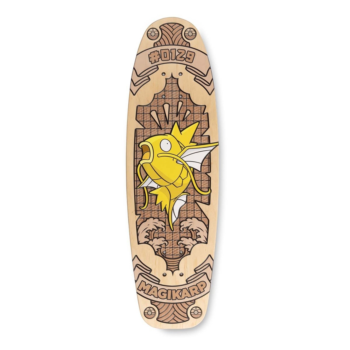 ポケモンセンター　スケートボード Pokémon Center × Bear Walker: Shiny Magikarp Skateboard | Pokémon