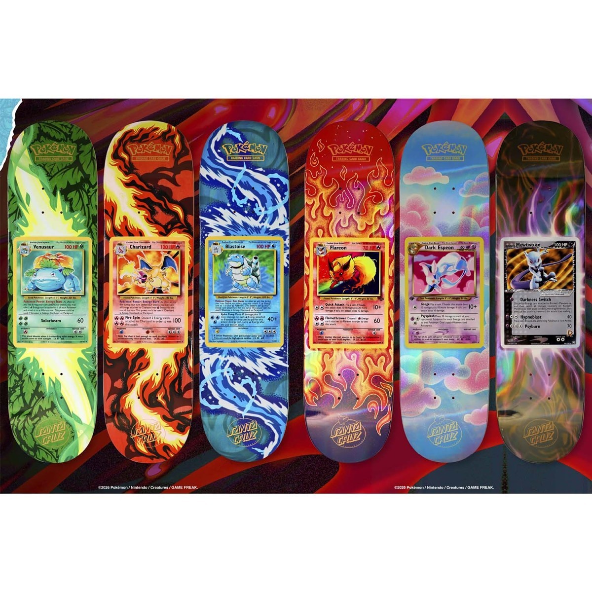 Pokémon Blind Bag Skateboard Deck by Santa Cruz | Pokémon Center