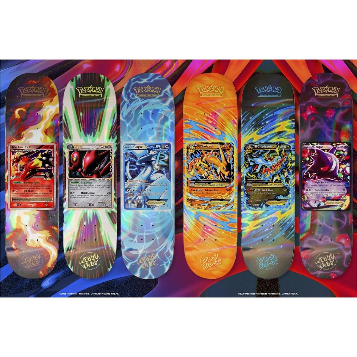 Pokémon Blind Bag Skateboard Deck by Santa Cruz | Pokémon Center
