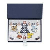 Pikachu, Fuecoco & Friends Pokémon Holiday Pin Box Set (4-Pack