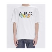 A.P.C.◆POKEMON CREW/Tシャツ/M/コットン/WHT/プリント/23242-1-90021/ホワイト Pokémon × A.P.C.: White The Crew Sweatshirt - Women