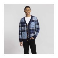 Spheal Plaid Flurry Knit Cardigan - Adult | Pokémon Center
