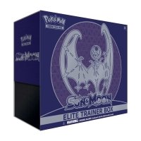 pokemon sun and moon elite trainer box card list | Cosmic Eclipse | and a code card for the Pokemon online TCG Pokemon Sun and Moon Crimson