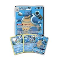 Pokémon TCG: Blastoise-GX Premium Collection- 3 Foil Cards