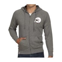 Wooloo Gray Fitted Zip-Up Hoodie - Adult | Pokémon Center Official