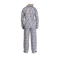 Kanto First Partner Holiday Flannel Button-Up Pajama Set - Men ...