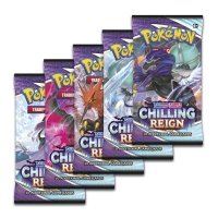 pokemon chilling reign booster box case Sword & ShieldChilling (6 Boxes) a region known for its harsh weather and majestic Legendary Pokmon like Calyrex Pokmon TCG: Sword & Shield-Chilling