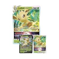 pokemon cards leafeon vstar special collection box Leafeon VSTAR - SWSH195 - Prize Pack Series Cards - Pokemon