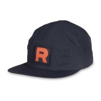 Team Rocket HQ Collection Black Five-Panel Hat (One Size-Adult 