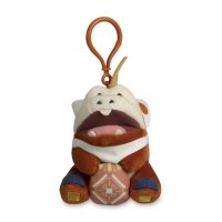 Pokemon Center Pikachu Happy Spring Plush Keychain - Female Pikachu In Flower Dress