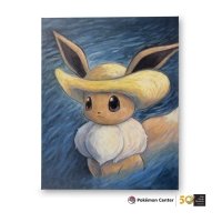 イーブイ　ゴッホ　アート　Van gogh museum ポケモン Pokémon Center × Van Gogh Museum: Eevee Inspired by Self-Portrait