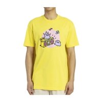 Ditto Pokémon Lazy Summer Yellow Relaxed Fit Crew Neck T-Shirt