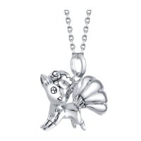 Pokémon Center × RockLove: Alolan Vulpix Sterling Silver Pendant