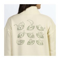 PULSE ⭐︎トレーナー Grass-Type First Partners Quarter-Zip Pullover Sweatshirt - Women