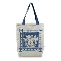 Pokémon Fossil Museum: Excavator Pikachu & Compass Logo Tote Bag