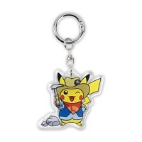 Pokémon Fossil Museum: Excavator Pikachu Acrylic Key Chain