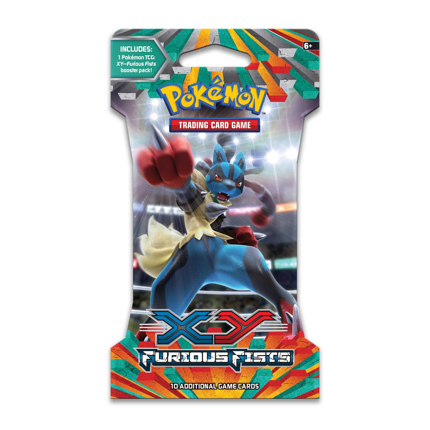Sleeved Booster Pack Sealed Pokemon 2B3 Pokemon XY: Furious Fists 