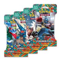 Pokemon Trading Card Game: XY Furious Fists Booster Packs 4 Pack Lot 4 Four Packs