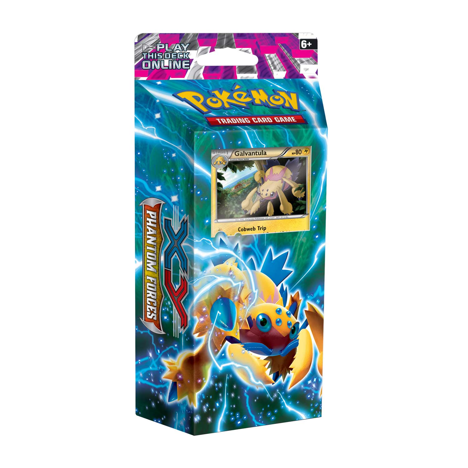 Complete Pokemon Bolt Twister Card Phantom Forces Set Theme Deck Galvantula TCG for sale online 
