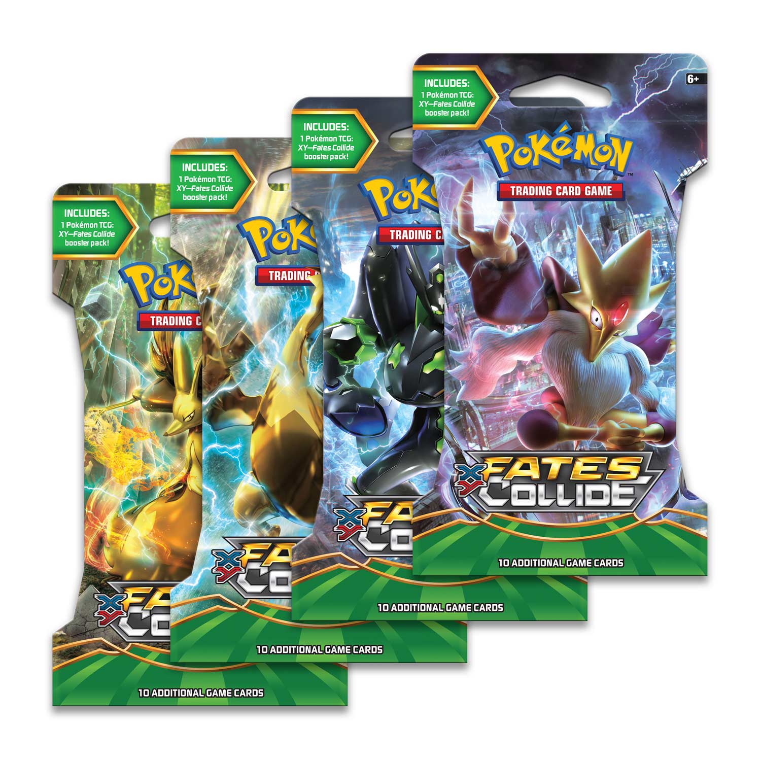 x18 Pokemon TCG XY Fates Collide Booster Packs 1/2 Box English 
