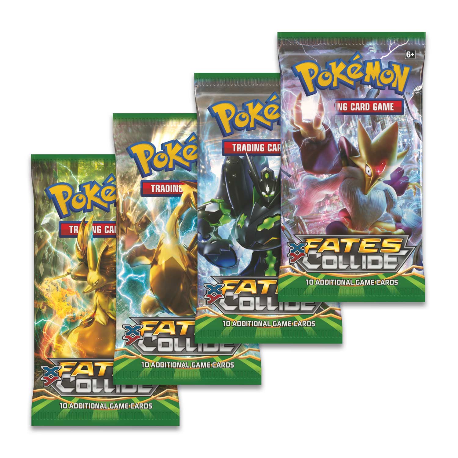 POKEMON TCG XY Fates Collide Booster x 4 Packets NEW trading card game