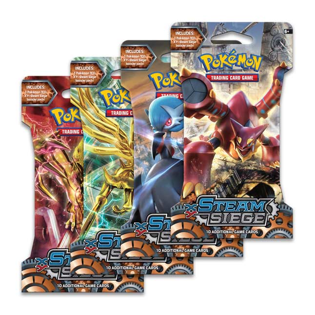 Pokémon TCG: XY-Steam Siege Sleeved Booster (10 Cards) | Pokémon Center Official