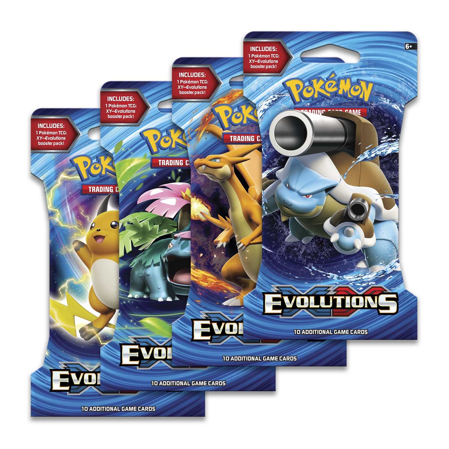 Pokémon TCG: XY-Evolutions Sleeved Booster Pack (10 cards) | Pokémon