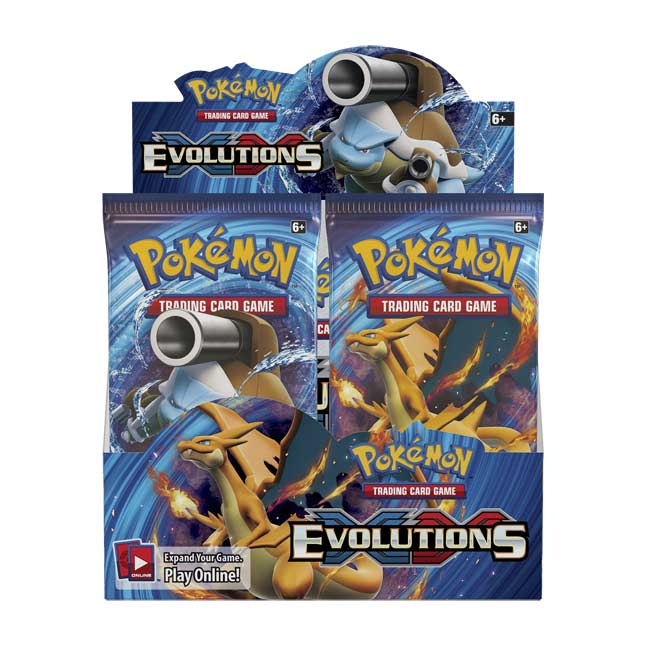 36 Booster Packs No Box Pokémon XY Evolutions Factory Sealed/Artsets 