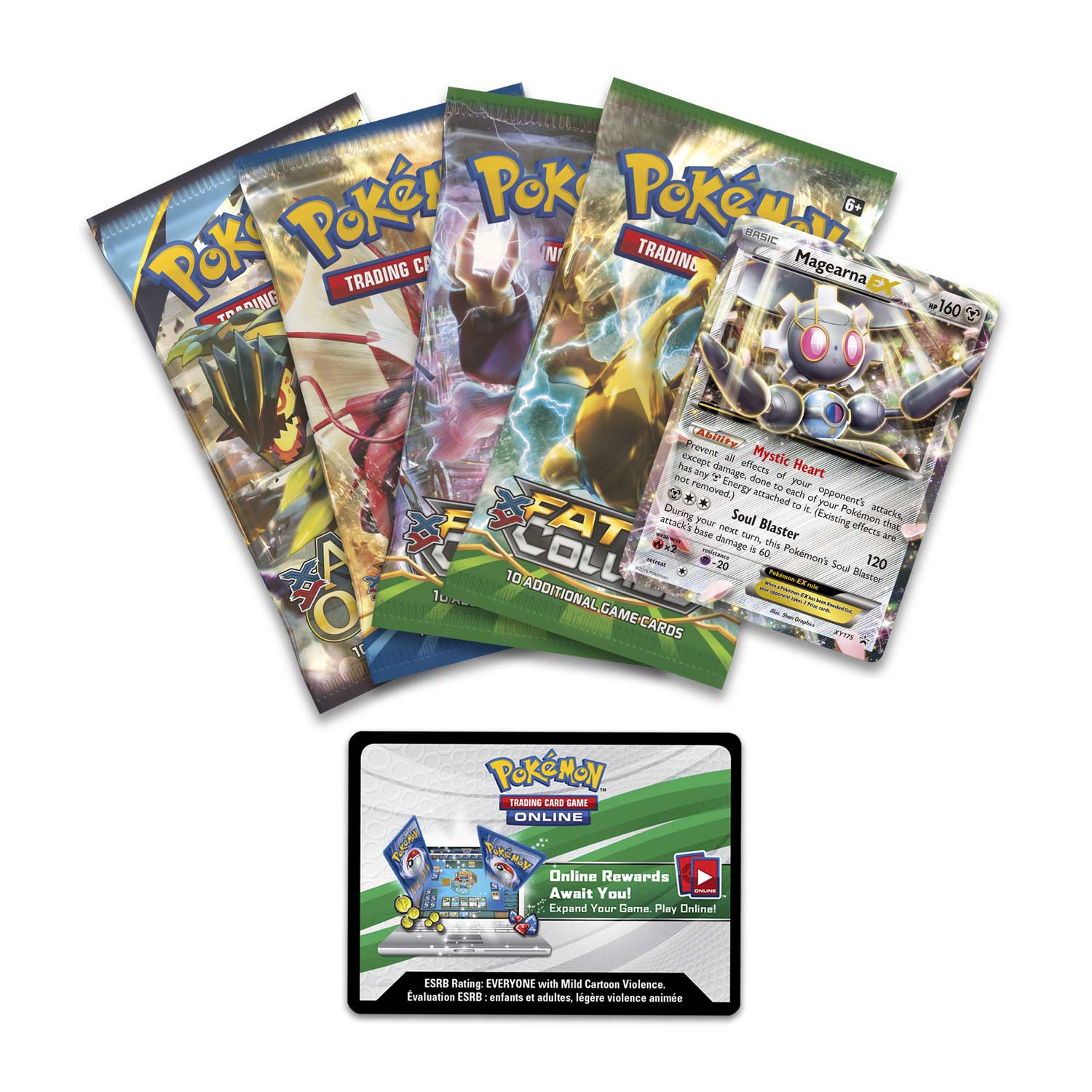 Details about   NEW Pokemon TCG Battle Heart Tin FACTORY SEALED 2016 Magearna EX 