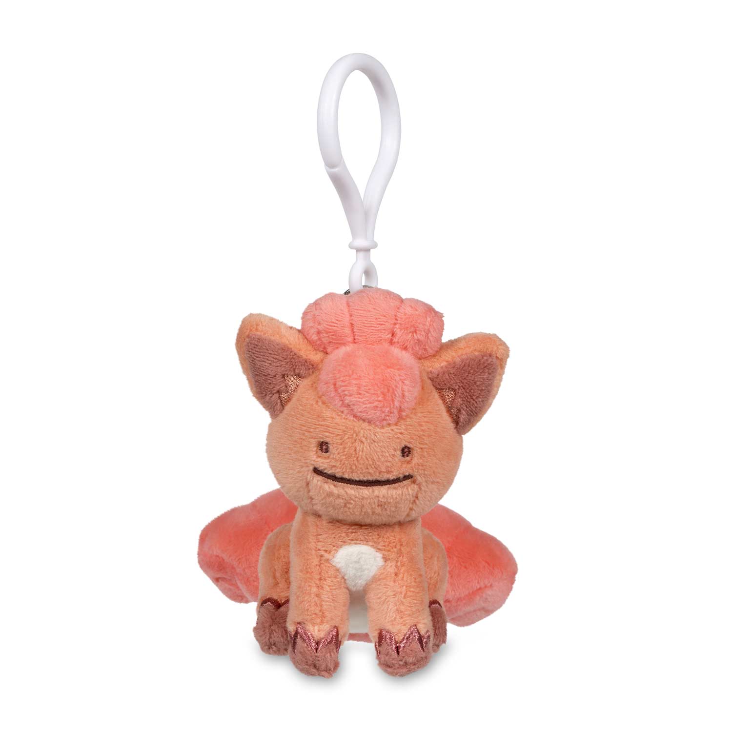 Ditto As Vulpix Plush Key Chain