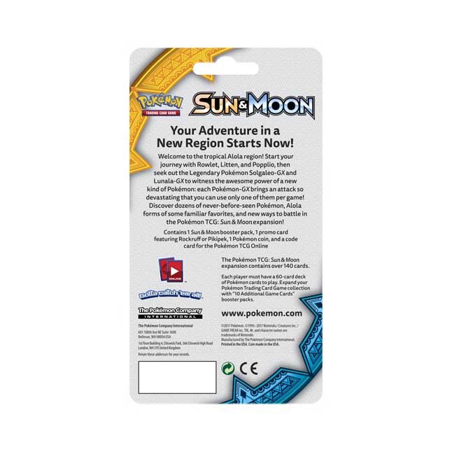 Coin! OVP Rockruff inkl 1-Pack Blister Sun & Moon Booster 