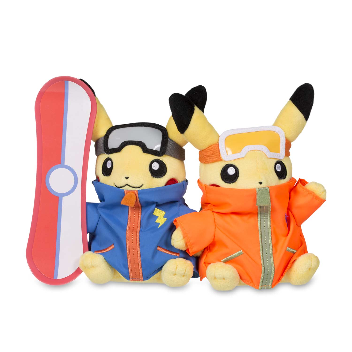 snow pikachu plush