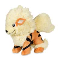 pokemon center growlithe plush