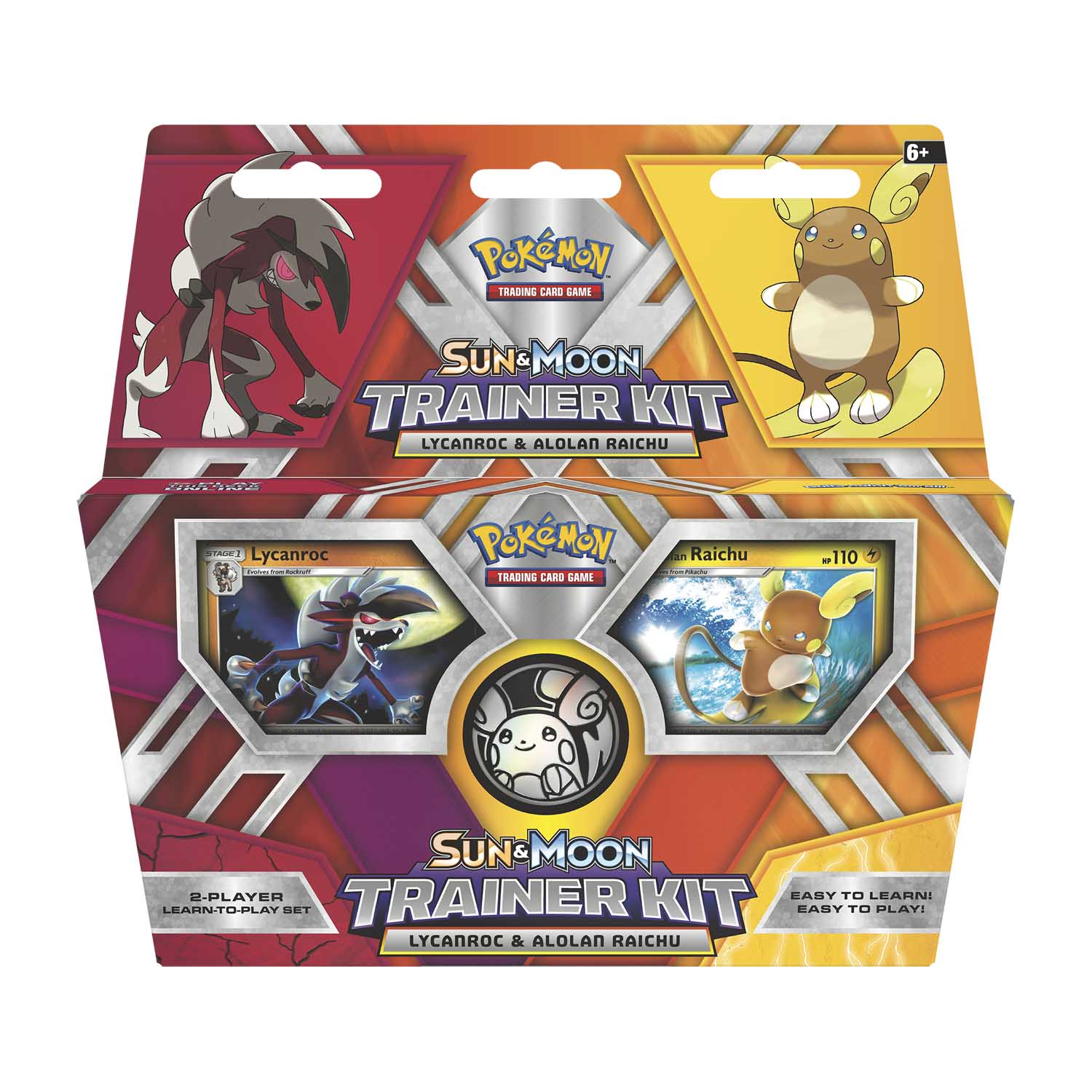 Sun & Moon Trainer Kit Lycanroc & Alolan Raichu Card Game for sale online Pokémon TCG 