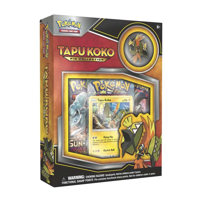 Pokémon TCG: Tapu Koko Pin Box | Pokémon Center Canada Official Site