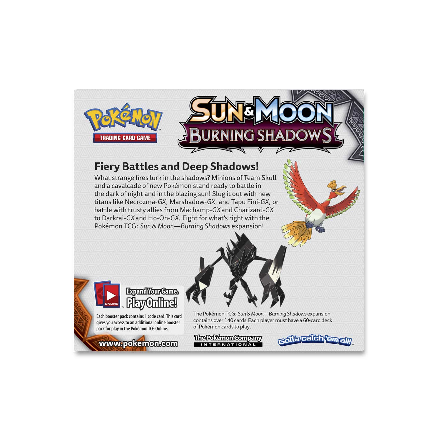 Sun and Moon Burning Shadows Booster Box Pokemon Trading Cards Sealed English..! 