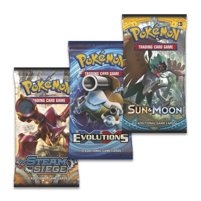 Pokemon TCG Entei Collector's Pin & 3 Packs BRAND NEW SEALED XY Evolution 