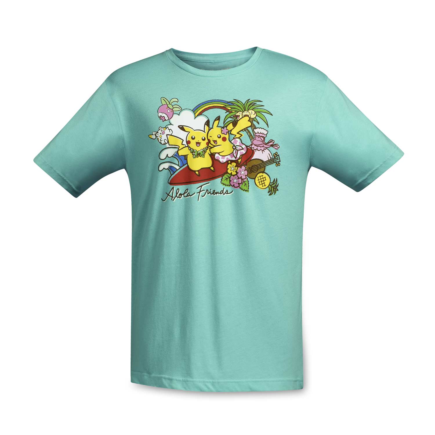 Alola Friends Relaxed Fit Neck T-Shirt - Pokémon Center Official Site