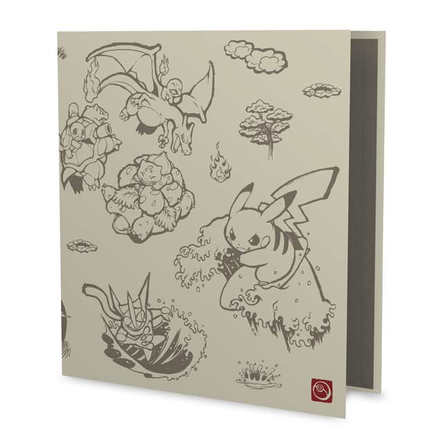 Pokémon TCG Pikachu Scroll Painting DRing Binder 1 In. Pokémon